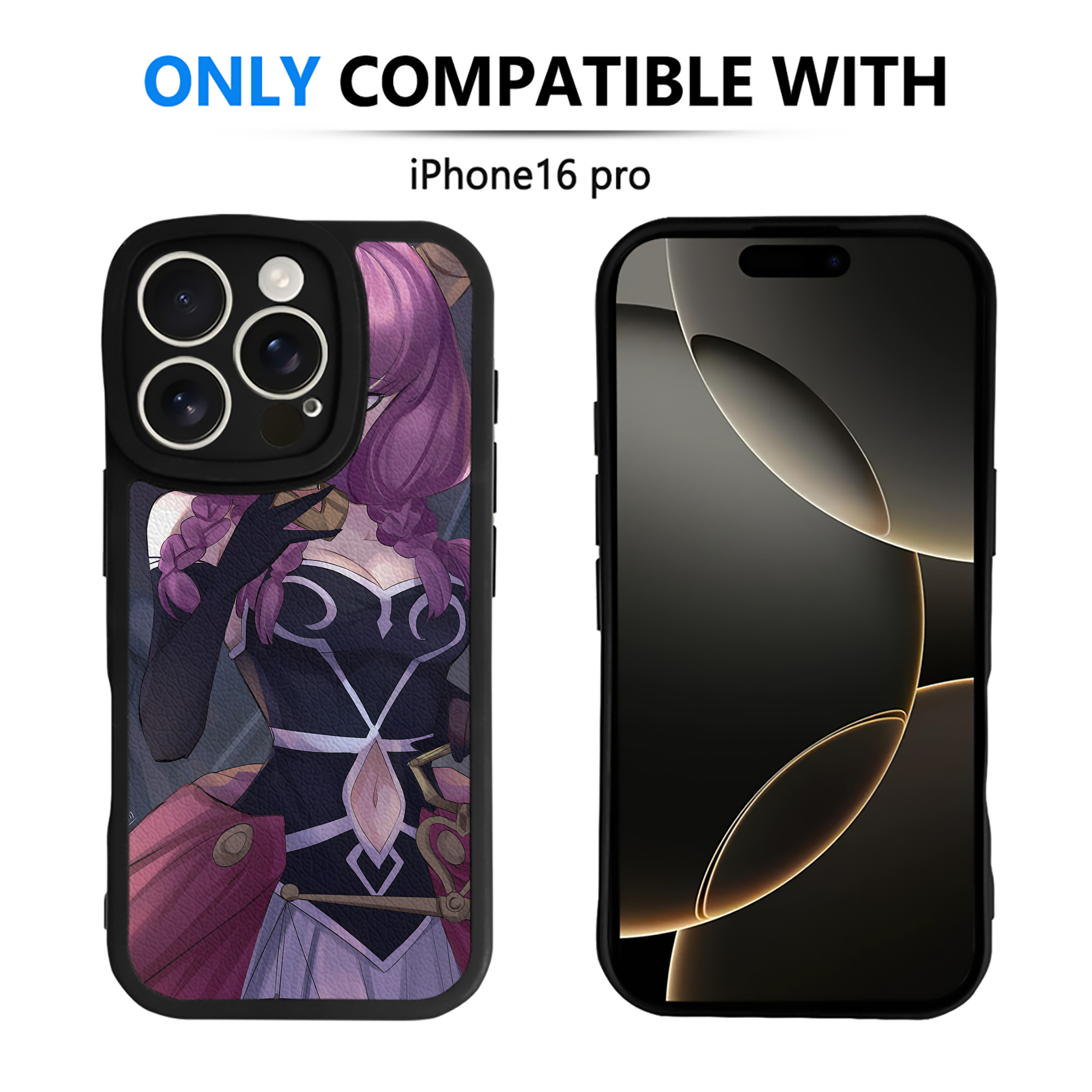 （画像用） 葬送のフリーレン Frieren 【iPhone 16シリーズ対応】シリコンスマホケース（レザー調） 材質：シリコン